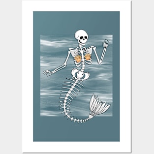 Mermaid Bones Posters and Art